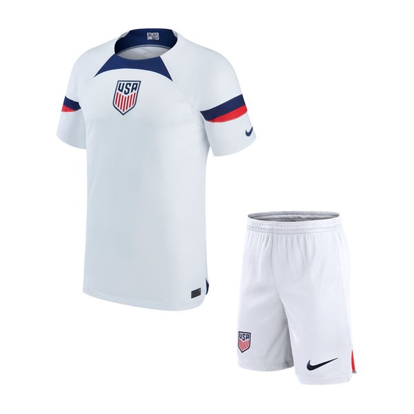 Camiseta Estados Unidos 1ª Kit Niño 2022 2023